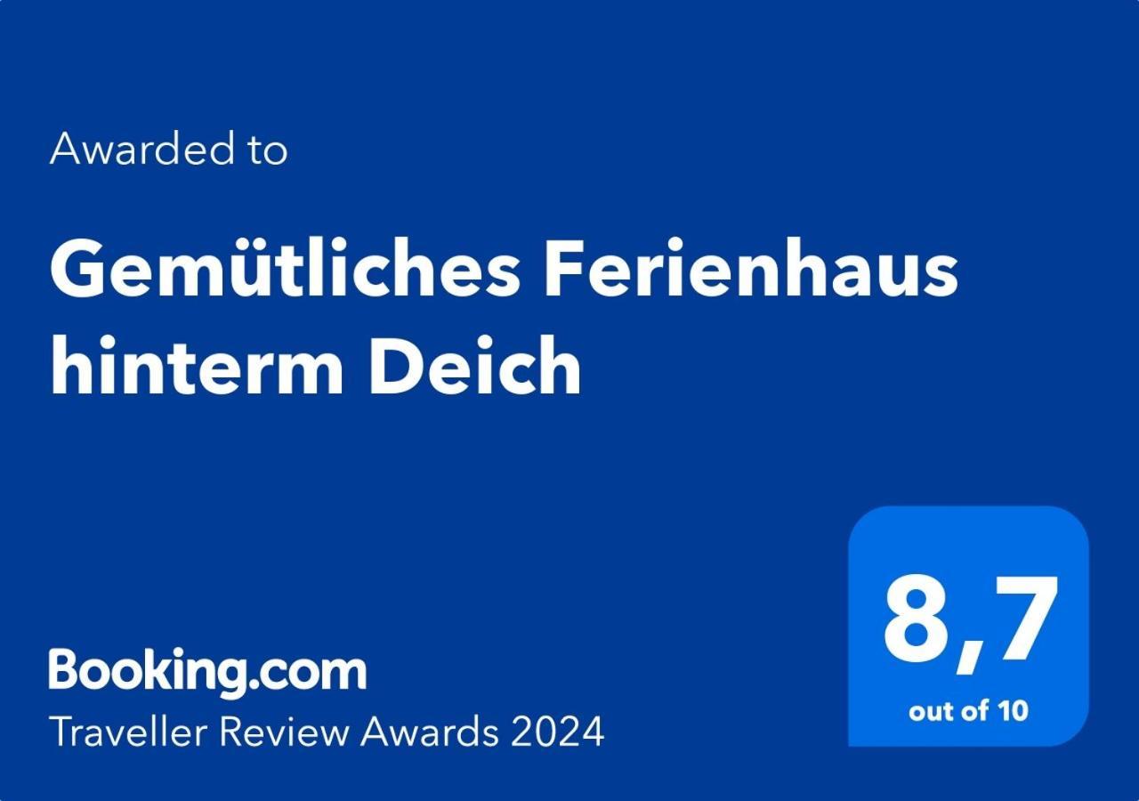 Gemuetliches Ferienhaus Hinterm Deich Нордщранд Екстериор снимка